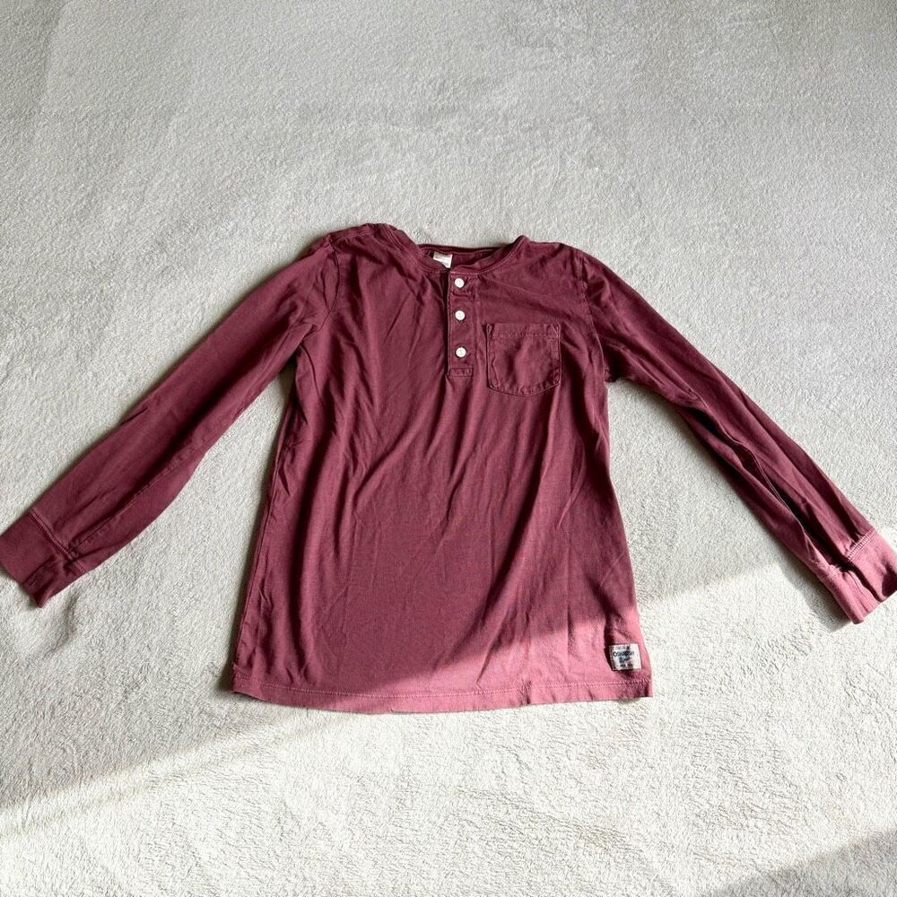 OshKosh B’Gosh Boys Longsleeve Garment Dyed Henley Shirt